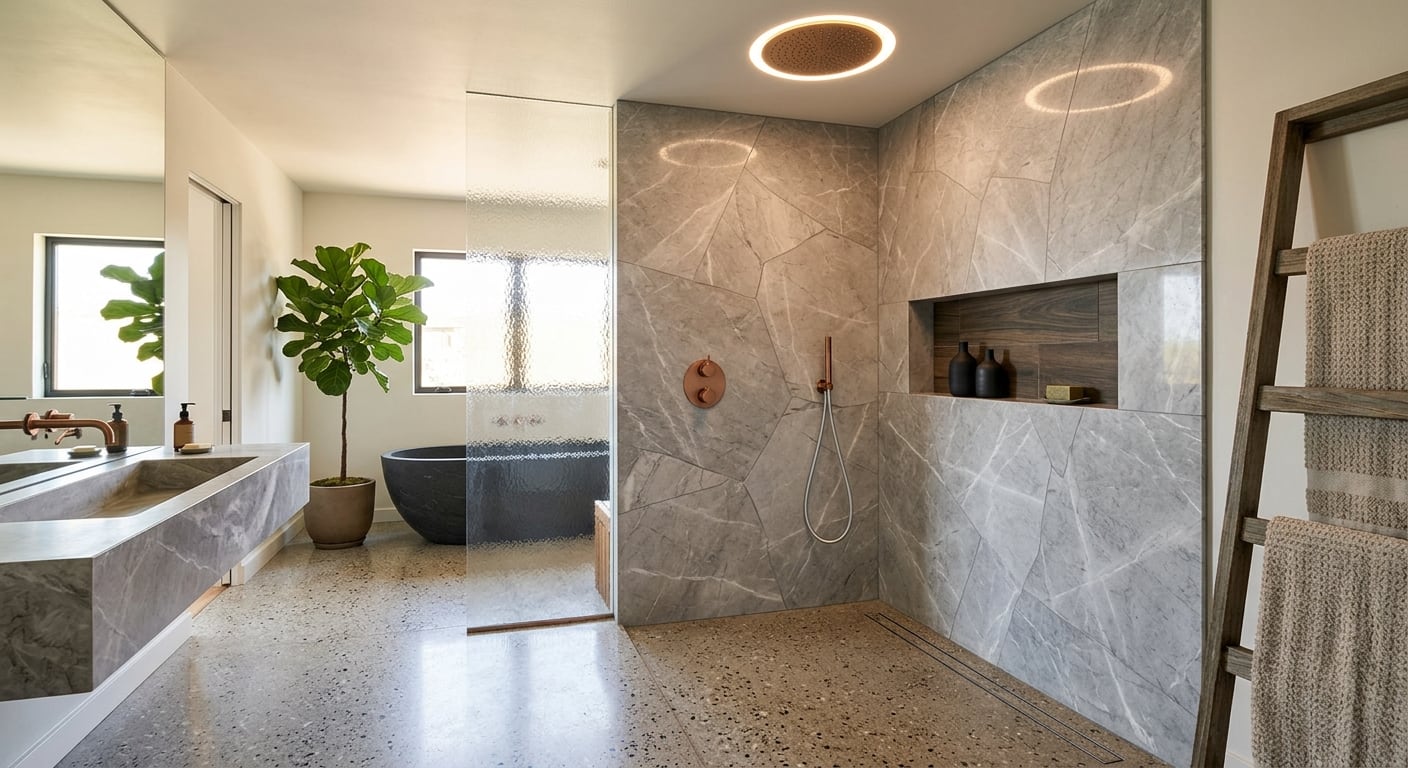 Ducha de obra a medida en Tudela