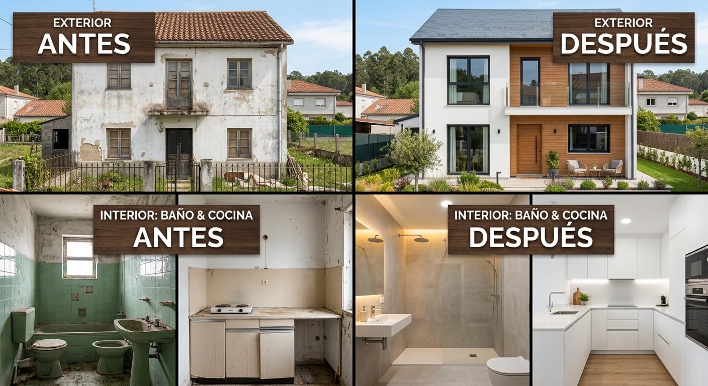 Ejemplo de reforma integral de vivienda
